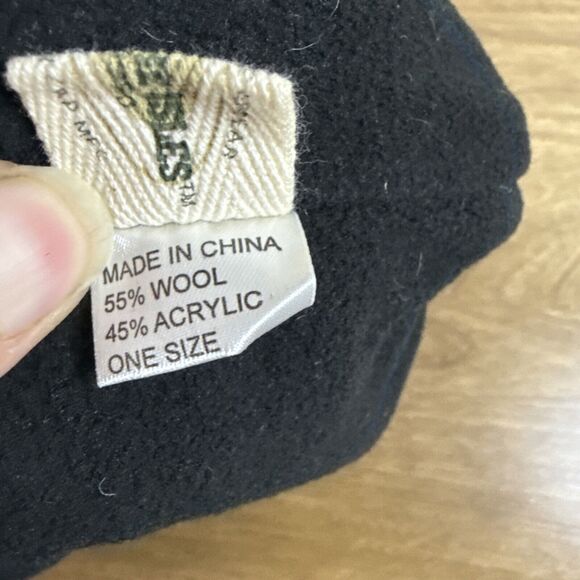 Lot Of 2 Unisex Toboggan Style Ski Beanie Ear Flaps Wool Blend Winter Knit Hat - Picture 9 of 10